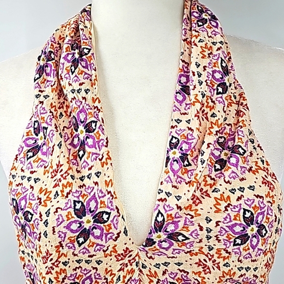 Free People Multicolor Floral Halter Dress - Picture 2 of 16